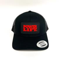 PVC Patch Hat - Black/Red | Power Lift